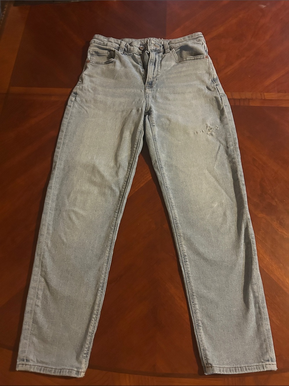 American Eagle Outfitters Light Wash Straight Jeans